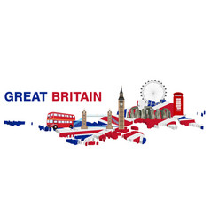 Logo for great britain Royalty Free Vector Image
