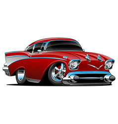 Vintage car 57 Royalty Free Vector Image - VectorStock