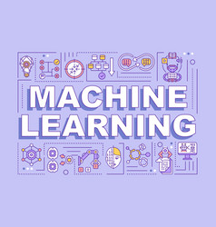 Machine learning logo futuristic digital data Vector Image