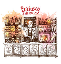 Bakery Shop Drawing Vector Images (over 2,700)