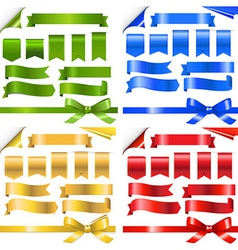 Color ribbons set Royalty Free Vector Image - VectorStock