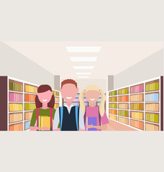 Boy carrying books Royalty Free Vector Image - VectorStock