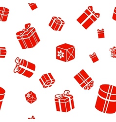 Colorful gift boxes with bows and ribbons Vector Image