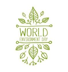 World Environment Day Banner Royalty Free Vector Image