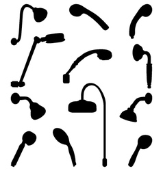 Shower icon set Royalty Free Vector Image - VectorStock