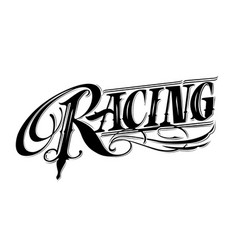 Racing Fonts Vector Images (over 1,200)