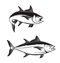 Download Tuna fish Royalty Free Vector Image - VectorStock