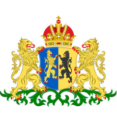 Coat of arms of arnhem of gelderland netherlands Vector Image