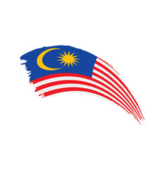 Malaysia flag Royalty Free Vector Image - VectorStock