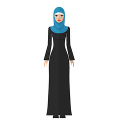 Muslim woman Royalty Free Vector Image - VectorStock