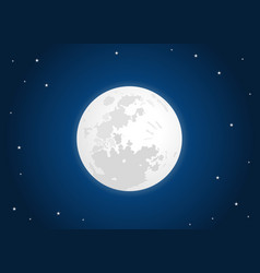 Full moon Royalty Free Vector Image - VectorStock