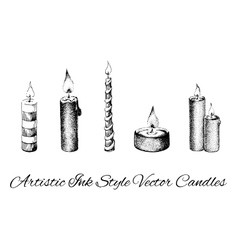 candles engraving vector images over 180