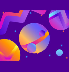 Liquid wave violet color modern trend background Vector Image