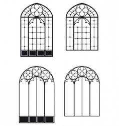 Three light window Royalty Free Vector Image - VectorStock