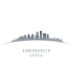 Louisville usa city skyline silhouette Royalty Free Vector