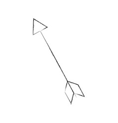 Indian arrow isolated icon Royalty Free Vector Image