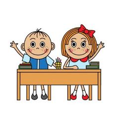 Student Desk Cartoon Vector Images Over 3 500