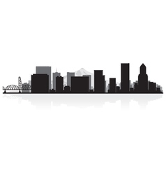 Columbus usa city skyline silhouette Royalty Free Vector