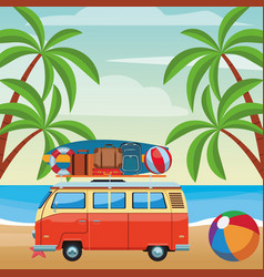 Camper van icon Royalty Free Vector Image - VectorStock