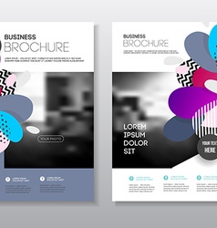 report brochure with text a4 size c vector image c vector size