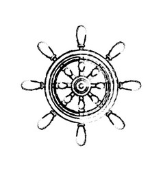 Steering ship boat Royalty Free Vector Image - VectorStock