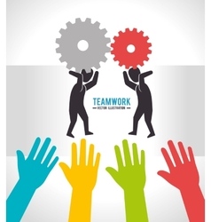 Business Teamwork And Leadership Royalty Free Vector Image