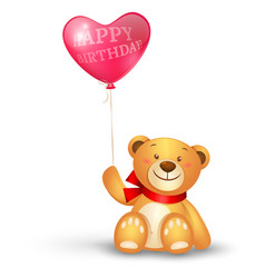 teddy bear shaped balloon