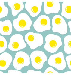 Cartoon eggs pattern Royalty Free Vector Image