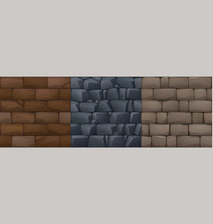 Seamless colored background wall of rectangular Vector Image