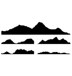 Hillside Silhouettes Vector Images (82)