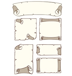 Banners in old style Royalty Free Vector Image