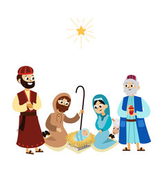 Egyptians find moses bible concept Royalty Free Vector Image