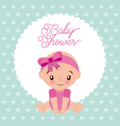 Happy baby shower Royalty Free Vector Image - VectorStock