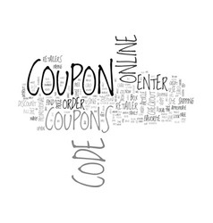 coupon codes vector images