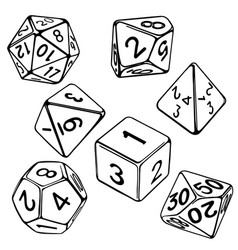 D Dice Vector Images Over 7 900