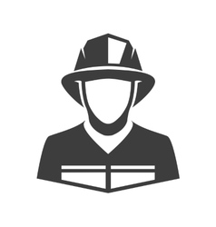 Fireman icon Royalty Free Vector Image - VectorStock