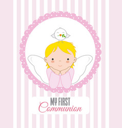 Angel girl Royalty Free Vector Image - VectorStock