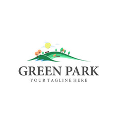 park and outdoor logo designs inspirations vector image