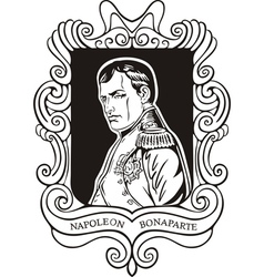 Portrait of Napoleon Bonaparte Royalty Free Vector Image