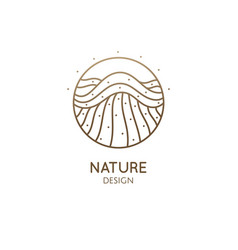 Simple logo pattern structure of water Royalty Free Vector