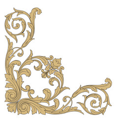 Baroque ornament in victorian style Royalty Free Vector