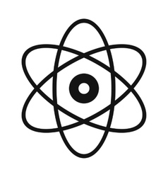 Atom icon simple Royalty Free Vector Image - VectorStock