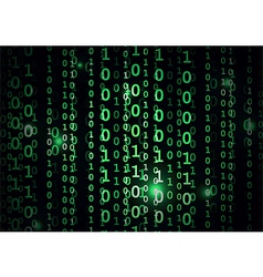 Binary code texture globe Royalty Free Vector Image