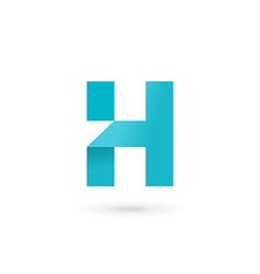 Letter H logo icon design template elements Vector Image