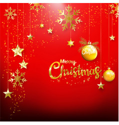 Black christmas background with gold glitter Vector Image