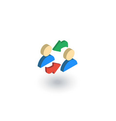 Business refresh social network sharing switch Vector Image