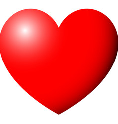 Heart Red Color Royalty Free Vector Image - Vectorstock