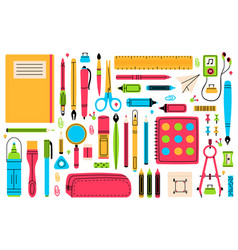 School supplies1 Royalty Free Vector Image - VectorStock