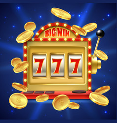 Slot machine Royalty Free Vector Image - VectorStock