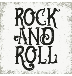 Rock music print Royalty Free Vector Image - VectorStock